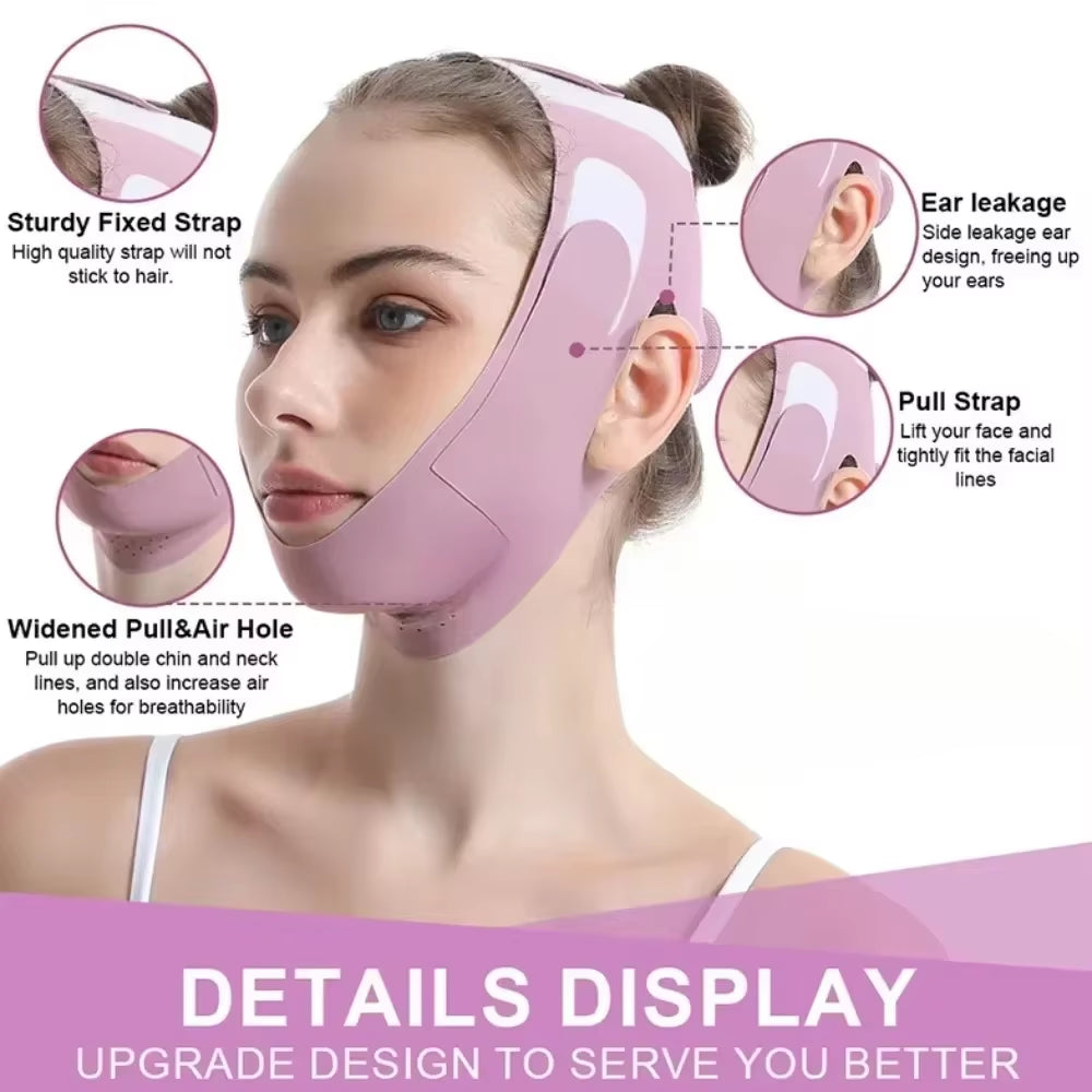 Women Face Slimming Bandage V Line Face Shaper Chin Cheek Lift up Belt anti Wrinkle Band Facial Massager Beauty Skin Care Tools