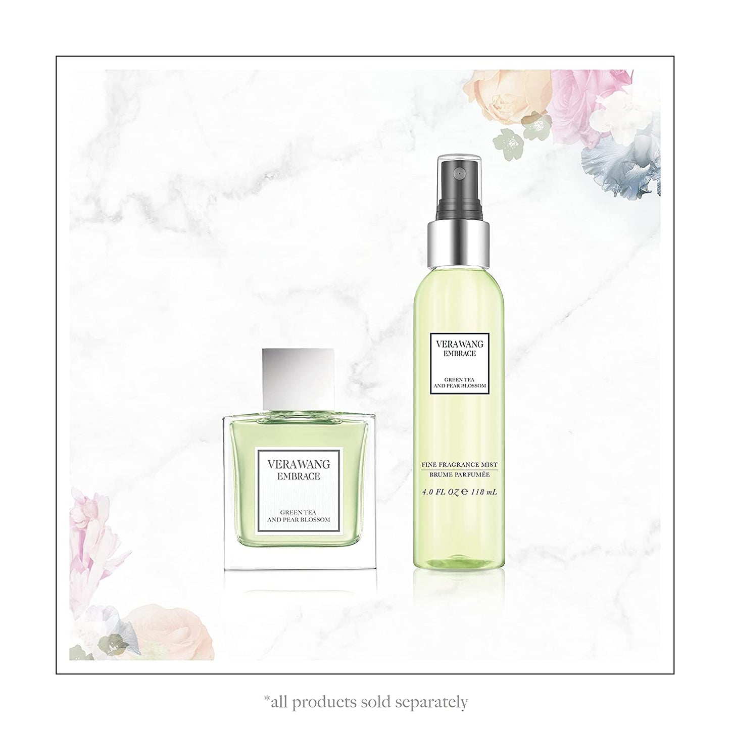 Embrace Green Tea and Pear Blossom Body Mist 8.4 Fl Oz (Pack of 1), Notes of Earthiness, Peony, and Sandalwood, Women'S Fragrance, Long Lasting, Everyday Fragrance