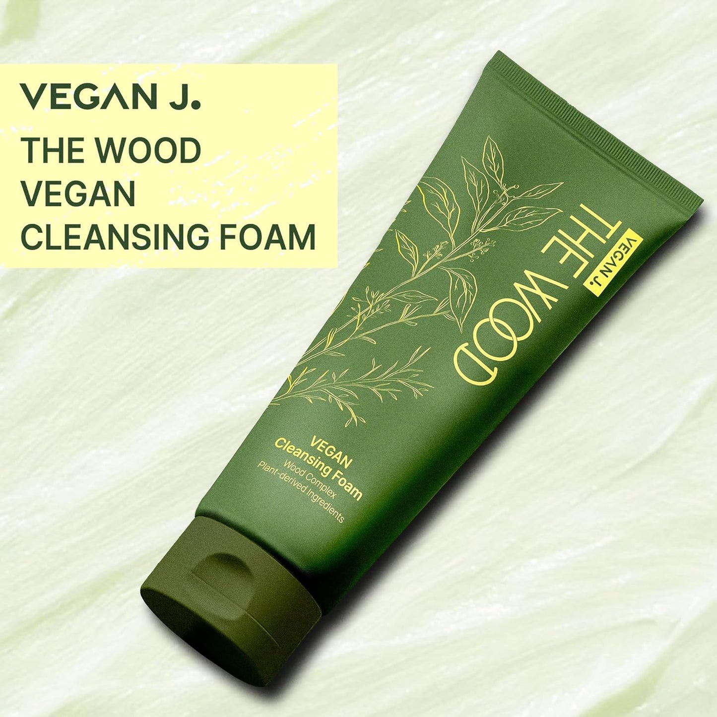 The Wood Vegan Cleansing Foam | Cleans 99.37% Impurities | Vegan Certified (50, Grams)