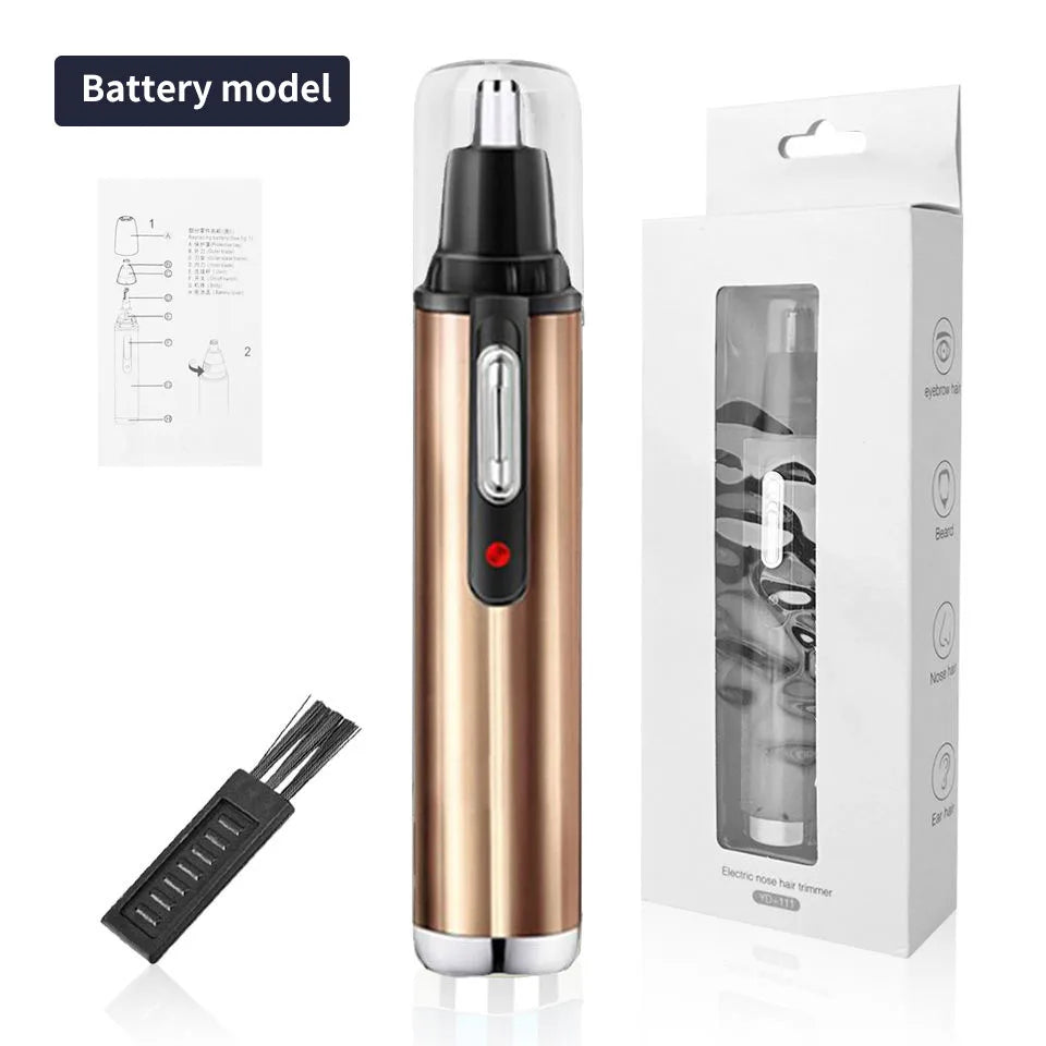 Electric Nose Hair Trimmer Portable Electric Shaving Men'S High Quality USB Charging Automatic Waterproof Mini Nose Hair Remover