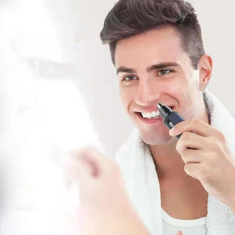 Electric Nose Hair Trimmer Portable Electric Shaving Men'S High Quality USB Charging Automatic Waterproof Mini Nose Hair Remover