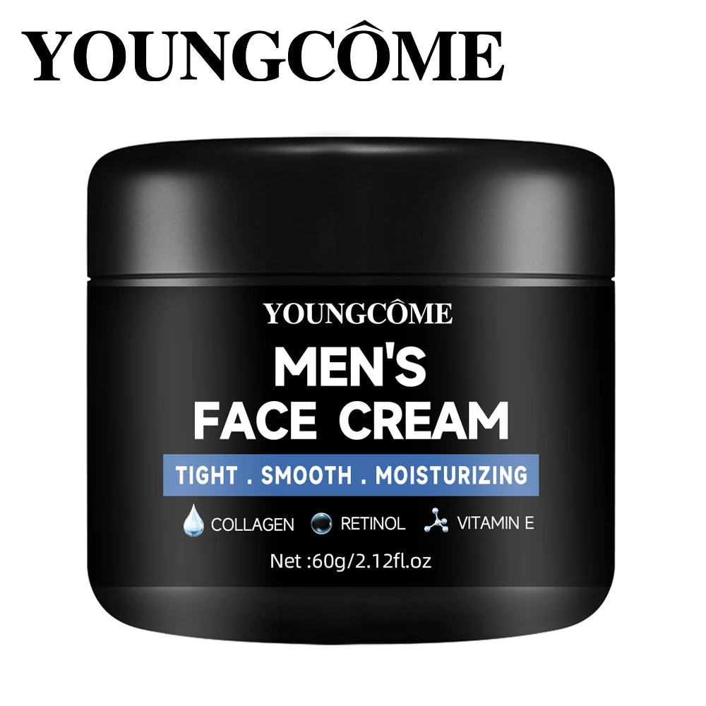 Men'S Collagen Moisturizing Cream with Retinol and Vitamins, Refreshing and Hydrating,Anti-Wrinkle Aging Moisturizing Cream