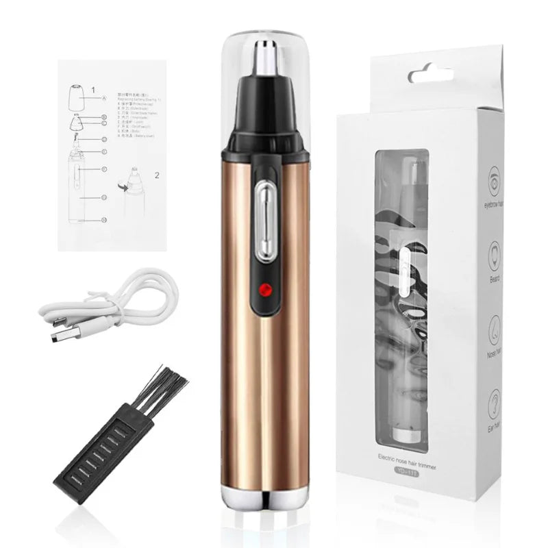 Electric Nose Hair Trimmer Portable Electric Shaving Men'S High Quality USB Charging Automatic Waterproof Mini Nose Hair Remover