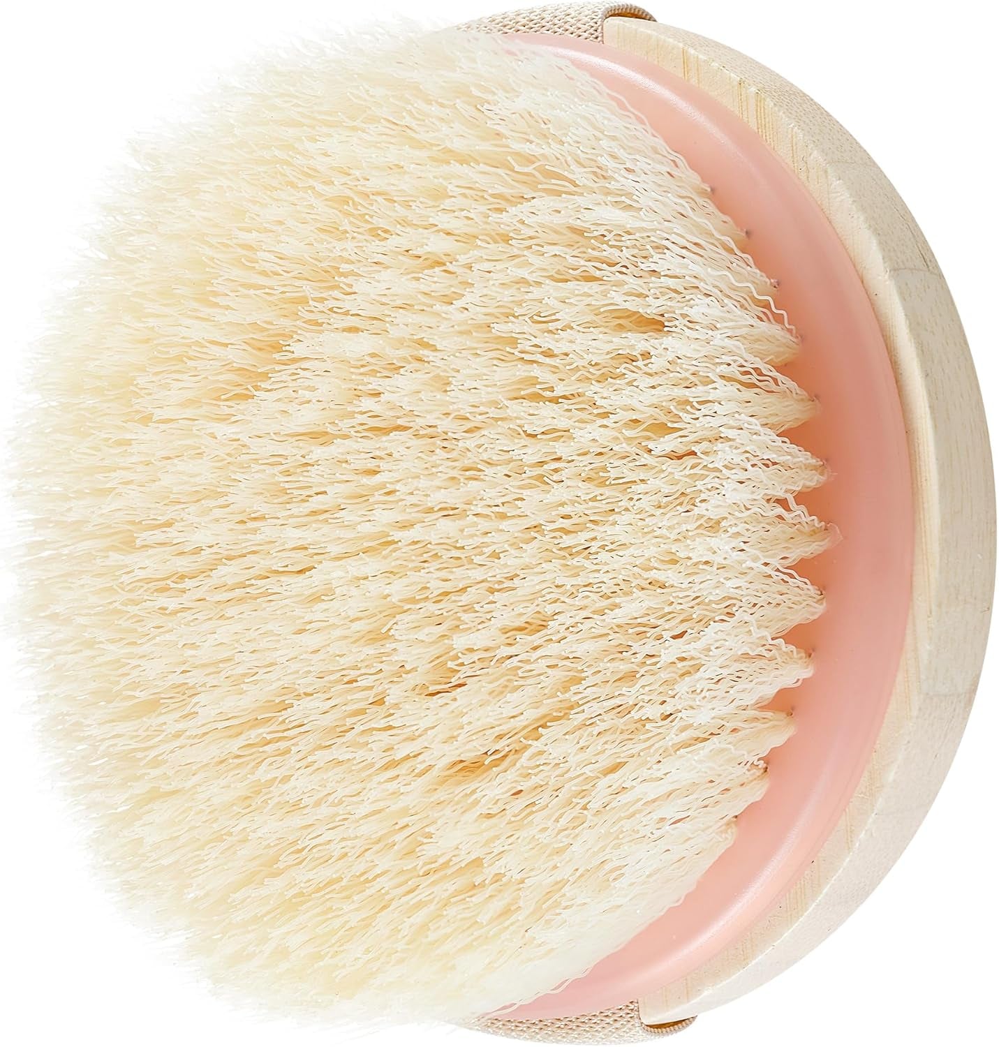 Dry Brush, Gentle Exfoliating Scrubber for Skincare and Beauty, Pore Cleansing, Pink