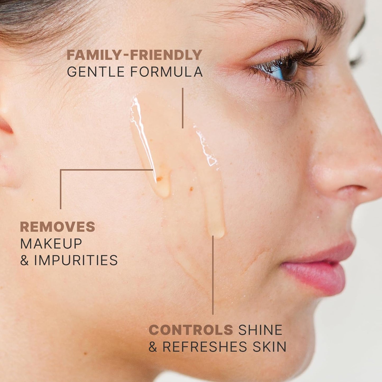 Clean Face Wash - USA Made with Organic & Natural Ingredients, Non-Toxic Facial Cleanser