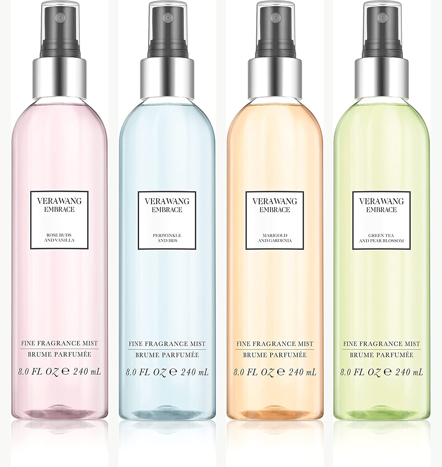 Embrace Green Tea and Pear Blossom Body Mist 8.4 Fl Oz (Pack of 1), Notes of Earthiness, Peony, and Sandalwood, Women'S Fragrance, Long Lasting, Everyday Fragrance
