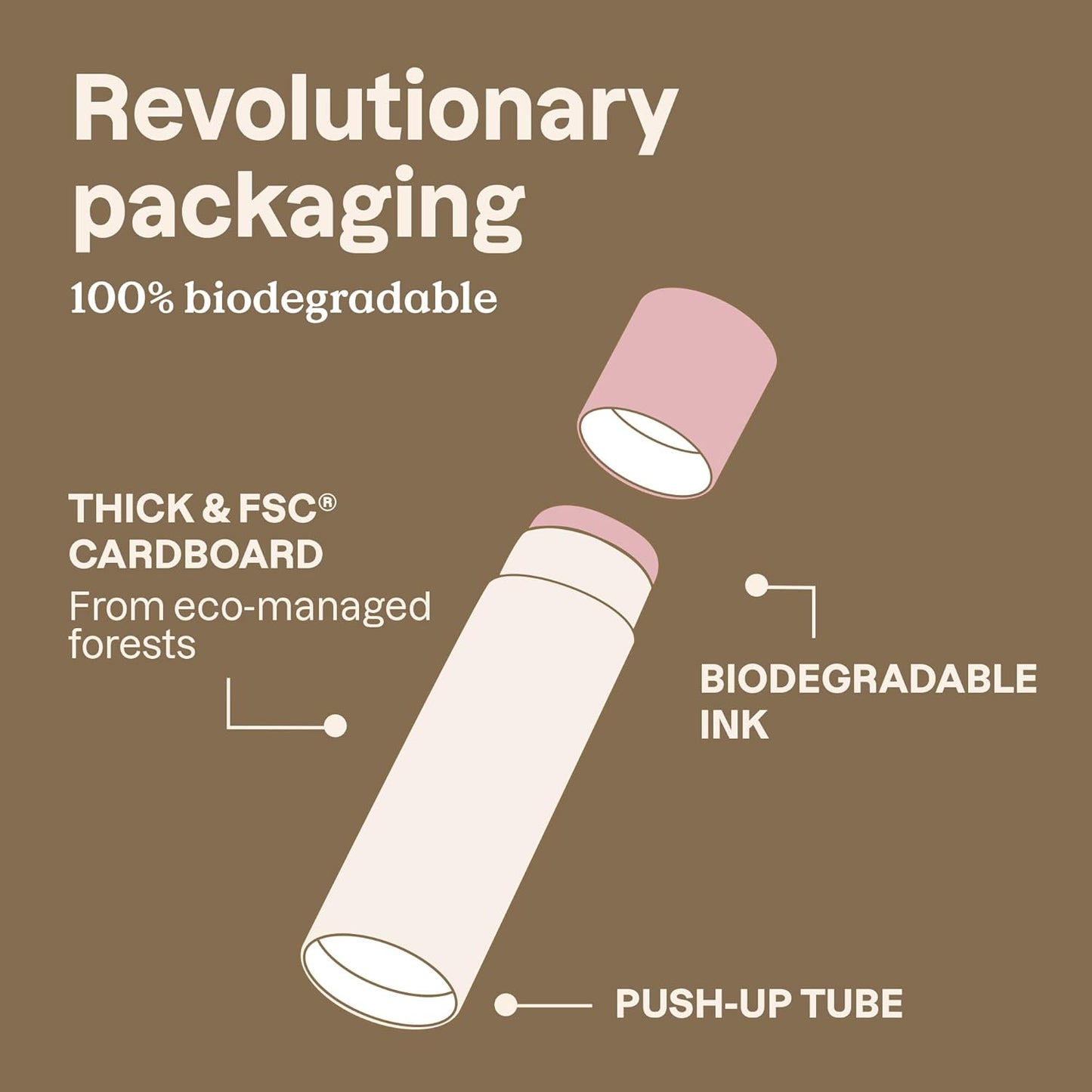 Oceanly Lightweight Highlighter Stick, Titanium Dioxide-Free, EWG Verified, Plastic-Free, Vegan & Cruelty-Free Makeup, Sunset Glow, 0.3 Ounces