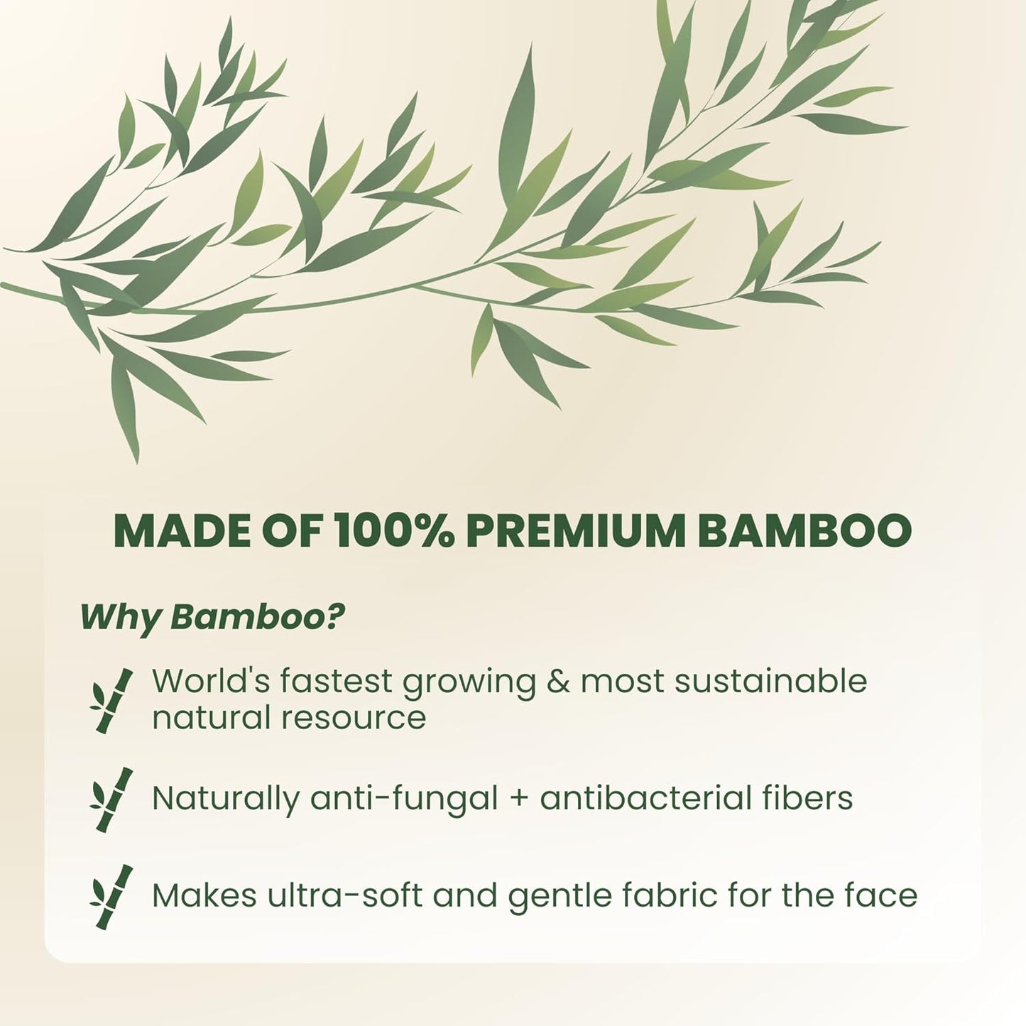 Bamboo Viscose Clean Towels XL™, 100% USDA Biobased Face Towel, Disposable Face Towelette, Makeup Remover Dry Wipes, Ultra Soft, 50 Ct, 1 Pack