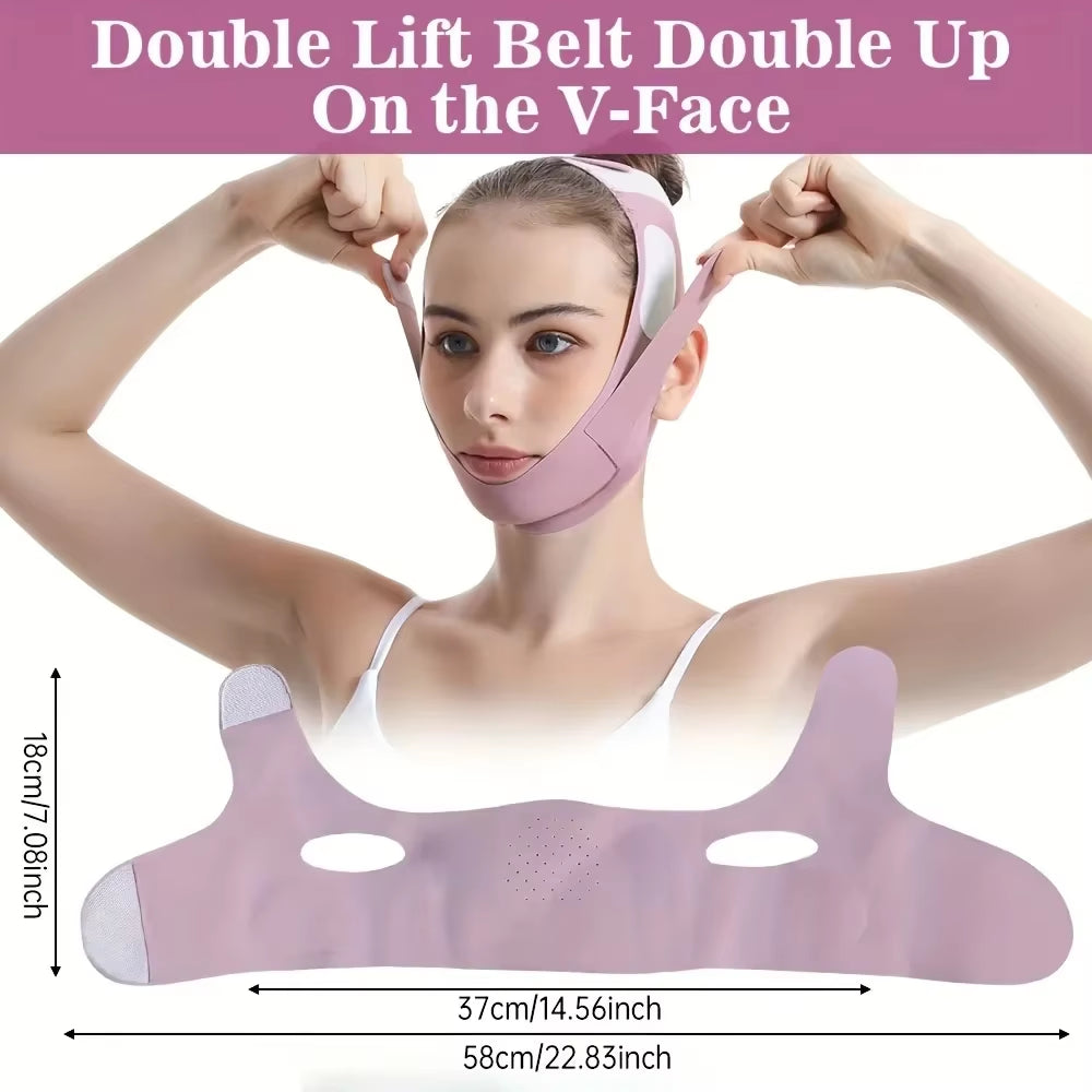 Women Face Slimming Bandage V Line Face Shaper Chin Cheek Lift up Belt anti Wrinkle Band Facial Massager Beauty Skin Care Tools