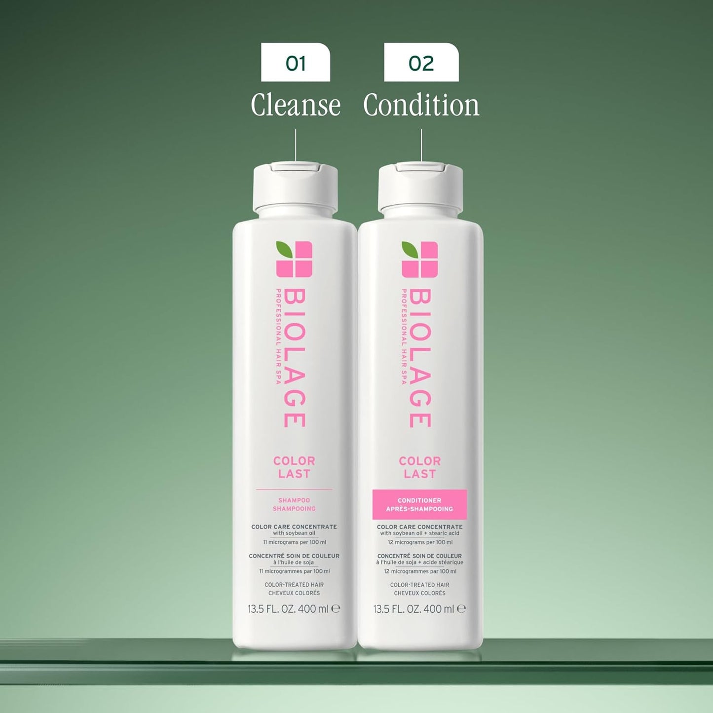 Biolage Color Last Shampoo - for Color-Treated Hair, Nourishes, Hydrates and Preserves Colors, Soybean Oil & Stearic Acid, Paraben & Mineral Oil-Free, Vegan