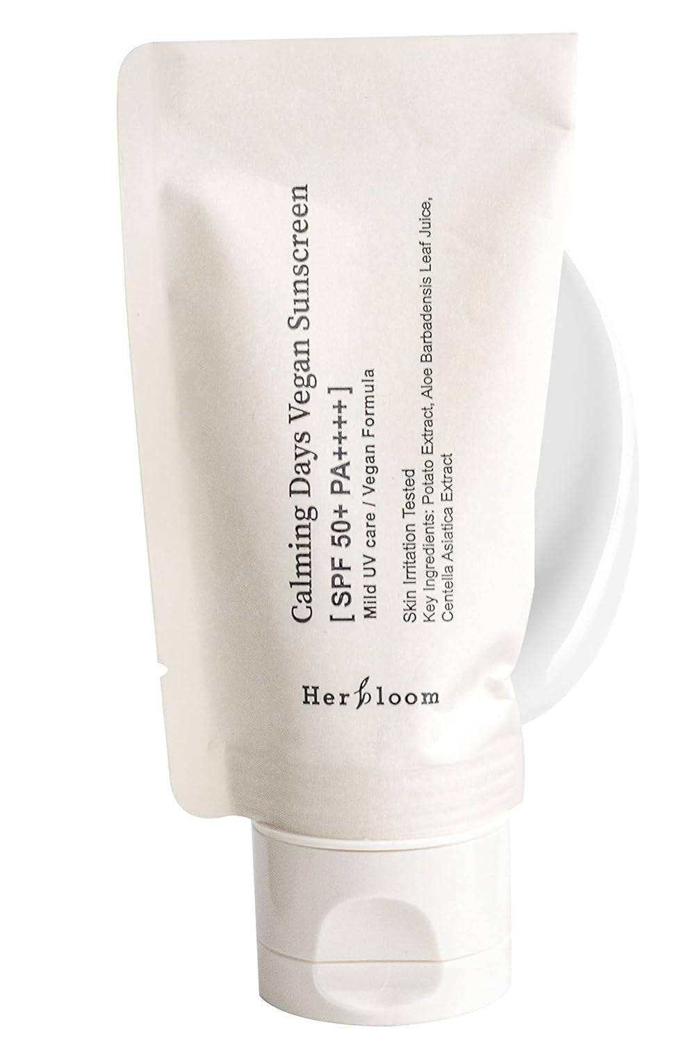 Calming Days Vegan Sunscreen SPF 50+ PA++++ - Moisturizing and Non-Greasy Face Sun Screen - Reef-Friendly & Eco-Conscious Travel Size Sunblock W/Aloe Vera & Centella Asiatica (1.69 Fl Oz)