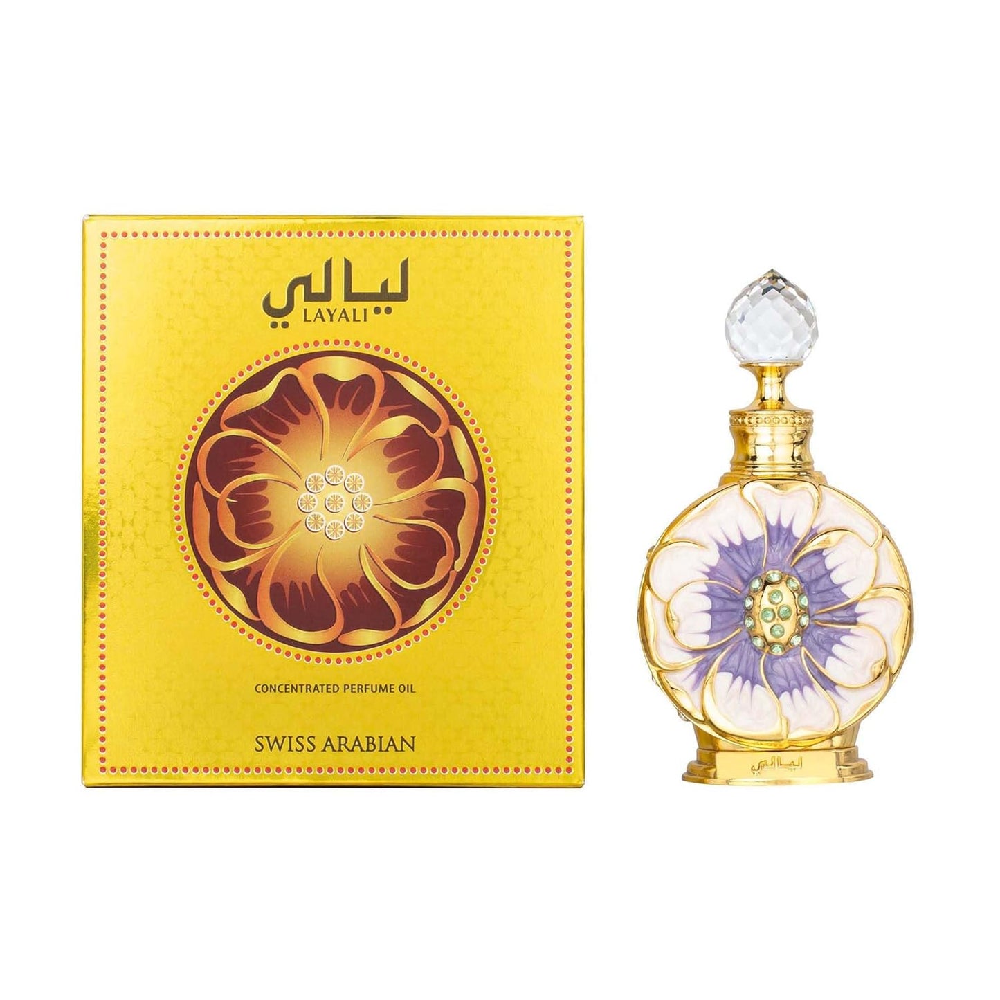 Layali - Luxury Products from Dubai - Long Lasting and Addictive Personal Perfume Oil Fragrance - a Seductive Signature Aroma - 0.5 Oz