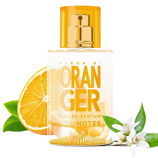 Orange Blossom Perfume for Women & Men, 1.7 Fl Oz/ 50 ML Eau De Parfum, Delicate Floral and Soothing Scent with Premium Ingredients - Clean Perfume, Cruelty Free, Vegan, Made in France