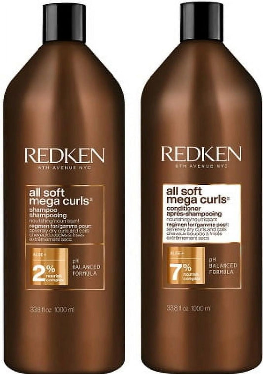 All Soft Mega CURLS Shampoo & Conditioner Set 33.8 Oz Each
