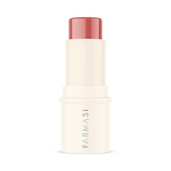 FARMASi Blush Stick for Lips & Cheeks, Smooth & Conditioning, Dermatologically Tested Radiant Glow, Vegan, Gluten-free, Paraben-Free, 0.14 oz, Fresh