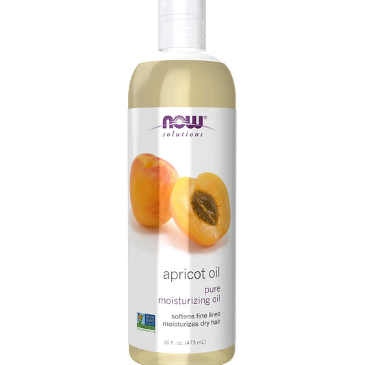 Solutions, Apricot Kernel Oil, Hair Moisturizer, Rejuvenating Skin Oil, Softens Fine Lines, 16-Ounce