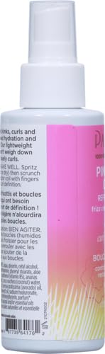 Pacifica Pineapple Curls Refresher Mist-Curl Refresher Spray, with Hyaluronic Acid, Vitamin B5 & Plant Oils, Vegan & Dermatologist Tested Curly Hair Products and Wavy Hair Products-4 Fl Oz(Pack of 2)