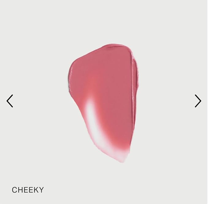 Merité Cheeky Cream Blush, Lightweight Buildable Color Balm with Vitamin E for Cheeks and Lips Flush Balm Cream Blush (0.31oz) (Cheeky - Cool Pink)