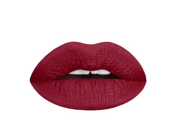 Aromi Maroon Burgundy Liquid Lipstick | Bordeaux Wine Lip Color with Blue Undertones, Vegan, Cruelty-free, Waterproof, Long-lasting (Red Dahlia) | Waterproof, Vegan, Cruelty-free, Highly Pigmented, Gluten Free