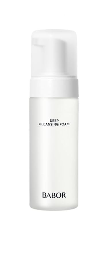 BABOR Deep Cleansing Foam for Combination Skin and Oily Skin, Refreshing Foam for Daily Facial Cleansing, Vegan Formula, 1 x 200 ml