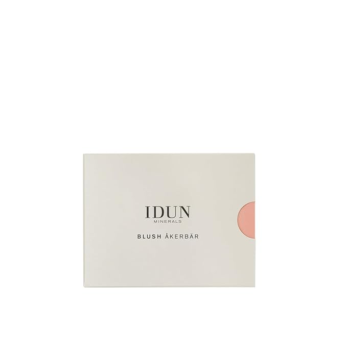 Idun Minerals - Mineral Blush - Pressed Powder - Infused With Highly Purified Mineral Pigments - Glides On Smoothly - Offering Intense Color Payoff And Naturally Healthy Skin - Hallon - 0.18 Oz