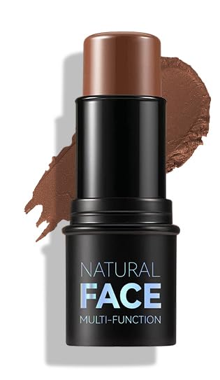 Natural Blush Stick for Cheeks & Lips - Creamy, Buildable, Vegan Makeup ，Long-Lasting, Easy Blend, Travel-Friendly (06)