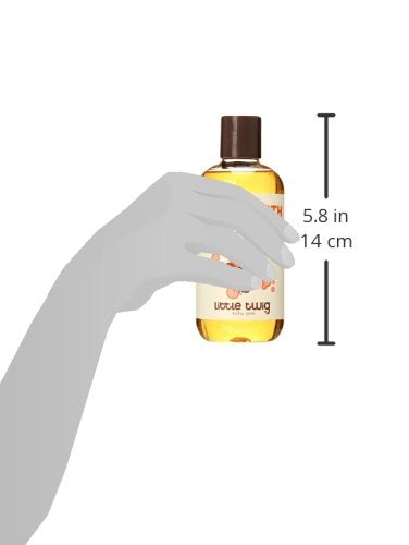 Little Twig Bubble Bath, Baby Bath Essential with Natural Plant Derived Formula, Vegan, Gluten-Free, Paraben-Free, Happy Tangerine Scent, 8.5 fl. oz.