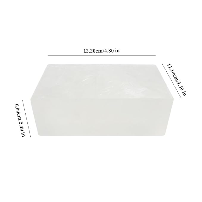 2LB Clear Glycerin Soap Base Melt and Pour Glycerin Soap Base for Crafting and Making, Natural,Organic,Vegan, Easy to Cut