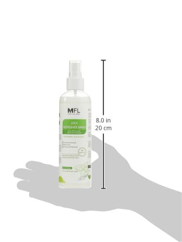 Made For Locs Vegan Rose Water Refresher Spray | Locs Moisturizer | Locs Deodorizer | Amazing Scents (Peppermint, 8 oz)