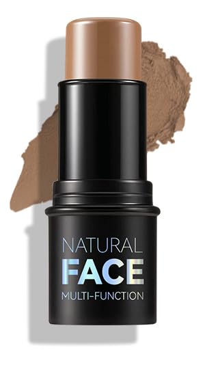 Natural Blush Stick for Cheeks & Lips - Creamy, Buildable, Vegan Makeup ，Long-Lasting, Easy Blend, Travel-Friendly (04)