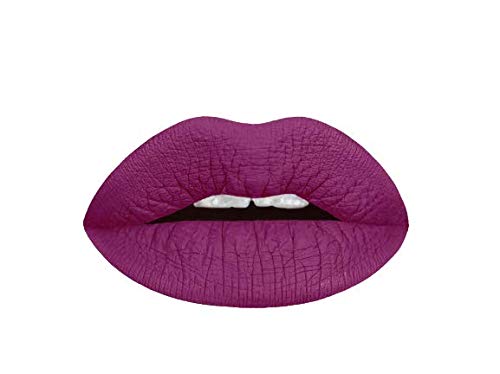 Aromi Matte Liquid Lipstick | Violet Plum Lip Color for Women, Velvety Finish, Long-lasting, Vibrant Purple Shade, Vegan (Vamptastic Plum)