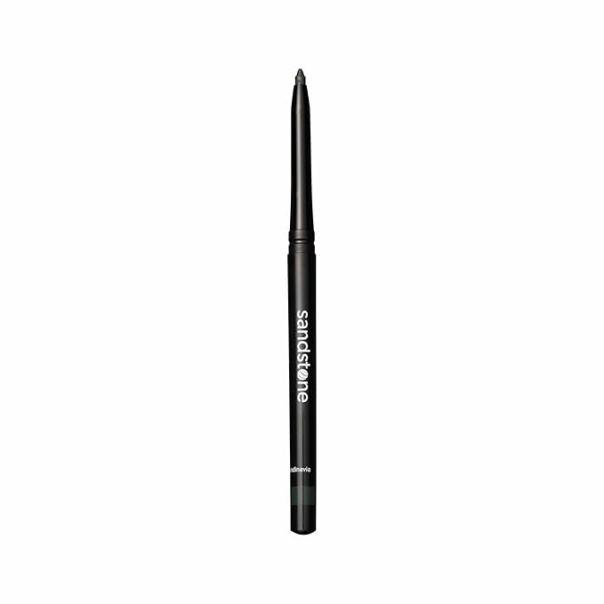 Sandstone Scandinavia Waterproof Eyeliner Pencil – Hypoallergenic & Vegan – Smudge-Proof Gel Formula – For Sensitive Eyes – Green