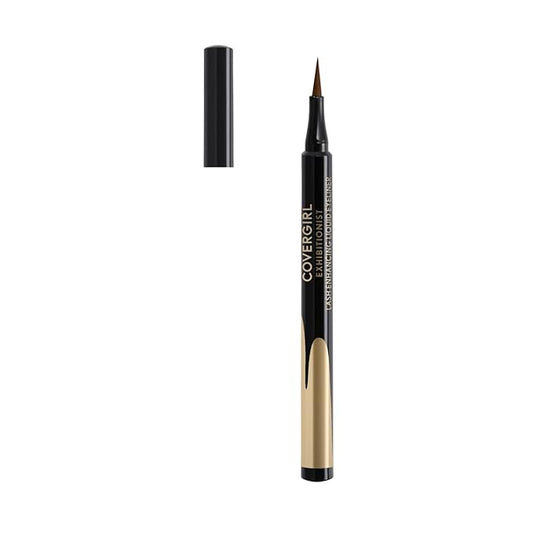 COVERGIRL Exhibitionist Lash Enhancing Liquid Eyeliner, Rich Brown (Pack of 1)