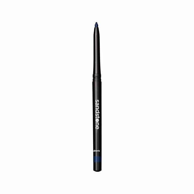 Sandstone Scandinavia Waterproof Eyeliner Pencil – Hypoallergenic & Vegan – Smudge-Proof Gel Formula – For Sensitive Eyes – Blue