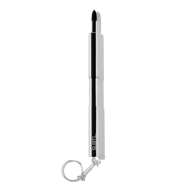 Subtl Beauty Retractable Lip Brush – Sleek, Travel Lip Brush Keychain for Precise Application