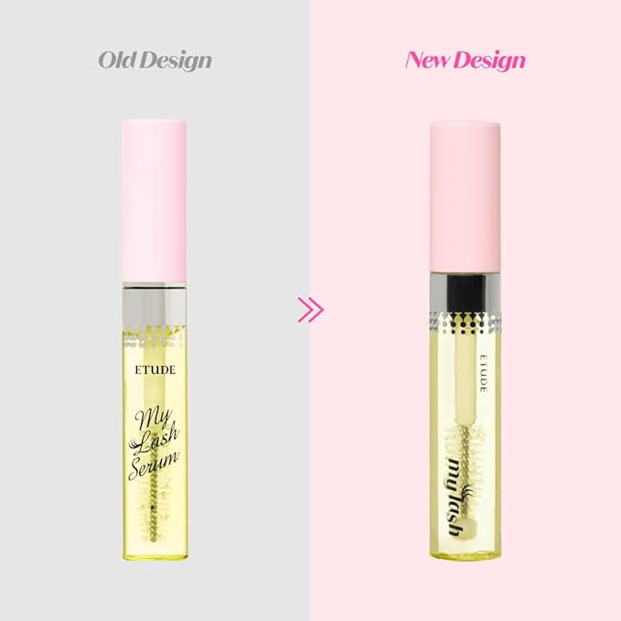 ETUDE My Lash Serum, Eyelash Strengthening Formula with Biotin, Ginger extract for Lash health and growth, Mascara Essence, Mascara Serum, Vegan Certified, Korean Makeup (0.6 Fl Oz)