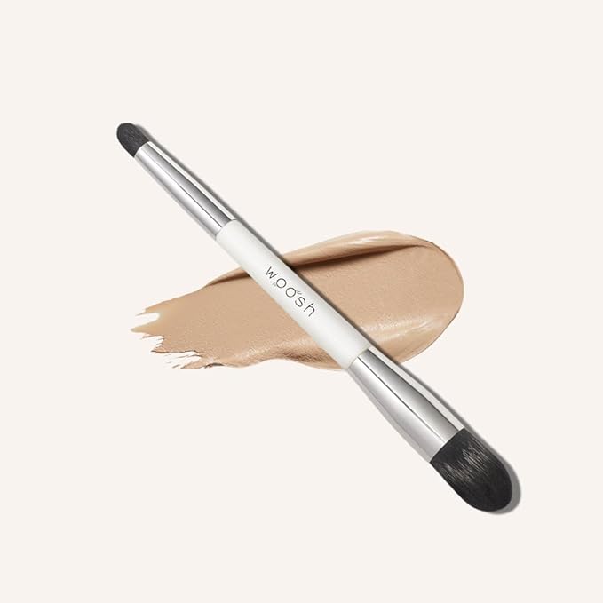 The Essential Brush Set | 4 dual-ended brushes, soft vegan bristles, travel friendly, Woosh Beauty
