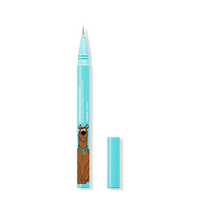 wet n wild Scooby Doo Old School Swag Shimmer Liquid Eyeliner – Glitter-Infused Formula for Bold Eye Looks, Easy Glide Precision Tip, Cruelty-Free & Vegan - Zoinks