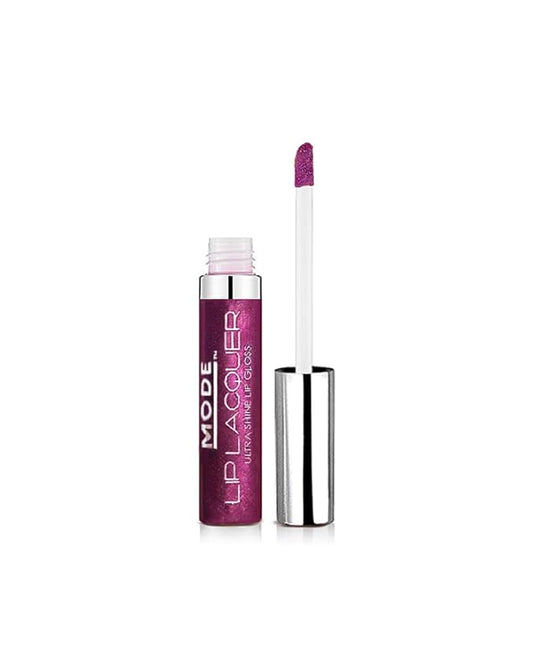 MODE Lip Lacquer Ultra Shine Lip Gloss, Long Lasting Hydrating Creamy Color, Natural Moisturizing Sweet Almond, Areni Noir & Apricot Fruit Oils, Vegan, No Cruelty – EGO – Plum Purple Pearl 0.25 fl oz