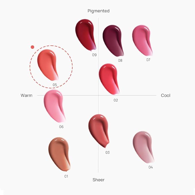 House of Hur Moist Ampoule Blusher with 50% Moisture Essence | Hydrating & Long-Lasting Blush | 0.33 fl. oz. (9 Shades) - Peach Coral
