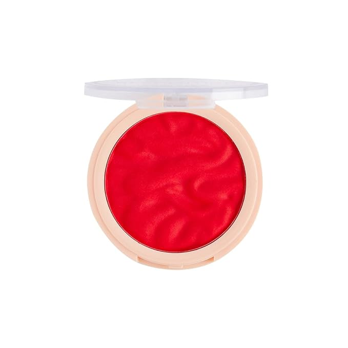 Revolution Beauty London, Blusher Reloaded, Pressed Powder Face Blusher, Highly Pigmented & Long-Lasting Formula, Pop My Cherry, 0.26 oz