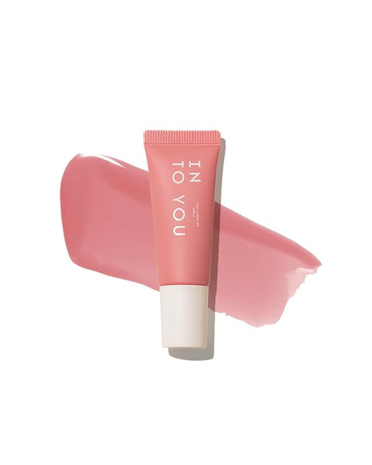 INTO YOU Liquid Blush for Cheeks, Water Sense Evolves into Soft Fog Powder Blush Matte and Natural finish, Light and Comfortable Creamy to Hold Makeup, Icy Peach(A01)