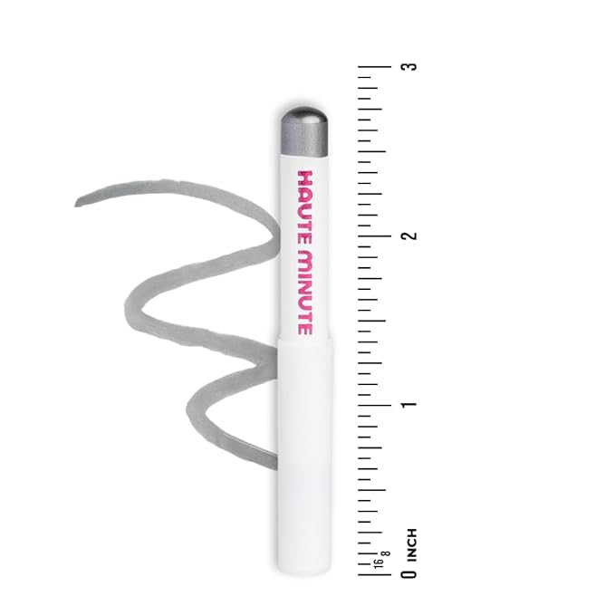 Mini Everlasting Eyeliner, Smooth Glides Eyeliner Pencil, Longwearing Eye Makeup, Vegan - Metallic Grey/Blue