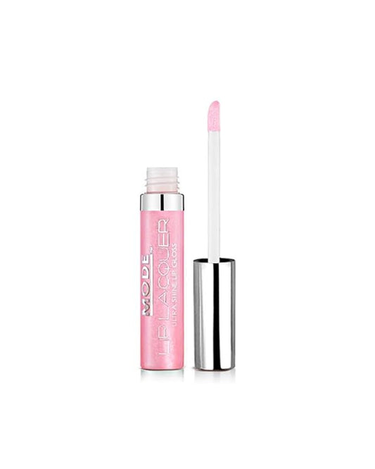 MODE Frosty Cotton Candy Pearly Pink Lip Lacquer Ultra Shine Lip Gloss IT'S A SIN Long Lasting Hydrating Creamy Color, Natural Moisturizing Skincare Fruit Oils, Cruelty Free, Vegan