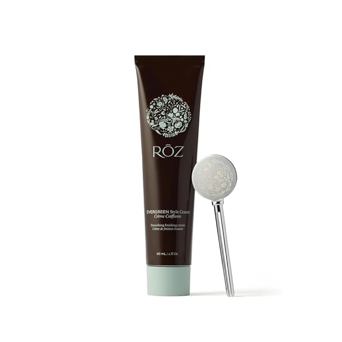 RŌZ Evergreen Styling Cream – Lightweight Hydrating Hair Cream with Light-Medium Hold for Smoothing Flyaways, Sculpting Styles & Refining Ends | Vegan, Sulfate-Free, Silicone-Free, Color Safe, 2 fl oz