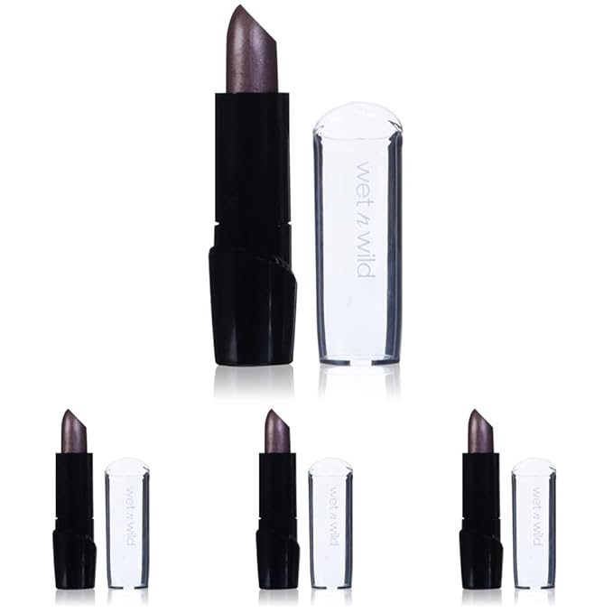 wet n wild Silk Finish Lipstick, Hydrating Rich Buildable Lip Color, Formulated with Vitamins A,E, & Macadamia for Ultimate Hydration, Cruelty-Free & Vegan - Cashmere (Pack of 4)