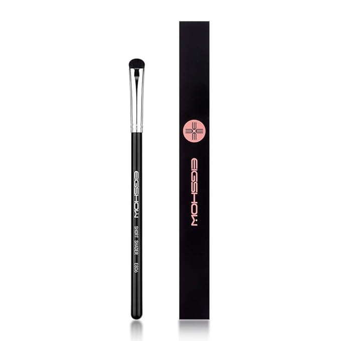 Eyeshadow Smudge Brush, EIGSHOW Short Shader Precision Makeup Brush High-End for Creasing & Cat Eye Makeup, Premium Quality, Cruelty-Free (E806)