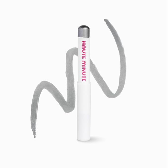 Mini Everlasting Eyeliner, Smooth Glides Eyeliner Pencil, Longwearing Eye Makeup, Vegan - Metallic Grey/Blue