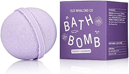 Old Whaling Co Assorted Bath Bombs – Set of 4 – Handmade Bath Soak with Epsom Salts – Cleansing, Soothing and Moisturizing Fizz – Beachy Bath and Body Products, 8 oz