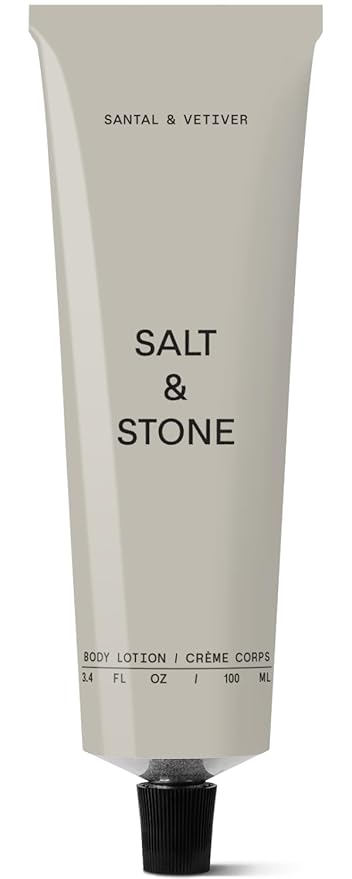 Salt & Stone Body Lotion for Women & Men | Santal & Vetiver | Hydrates, Nourishes & Softens Skin | Restores Dry Skin | Fast-Absorbing | Cruelty-Free & Vegan | 3.4 fl oz